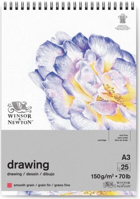 Winsor & Newton - Tegneblok - 150G A3 - 25 Sider