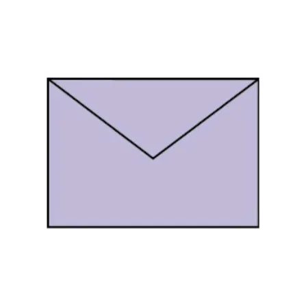 Rössler Coloretti Briefumschläge, C6, lavendel, 5 Stück