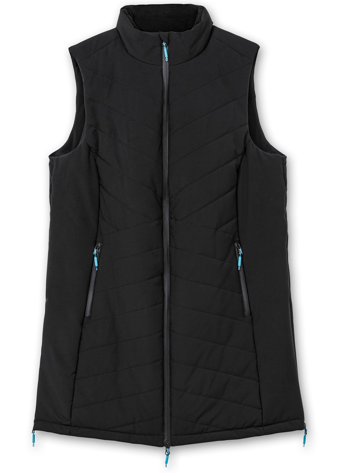 Sheego Langjacke ohne Kapuze