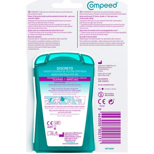 Compeed - Calenturas-herpes Labial Parches Invisibles