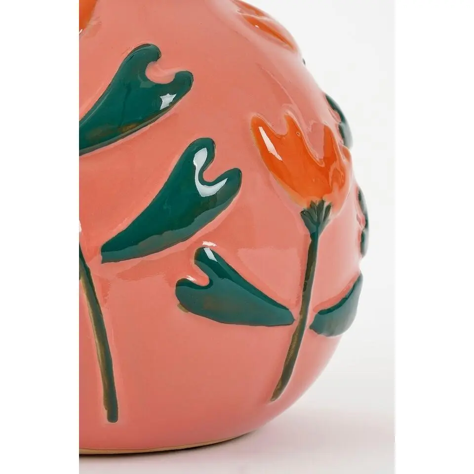 Mica Decorations Ava Vaas - H20 x Ø20 cm - Keramiek - Roze