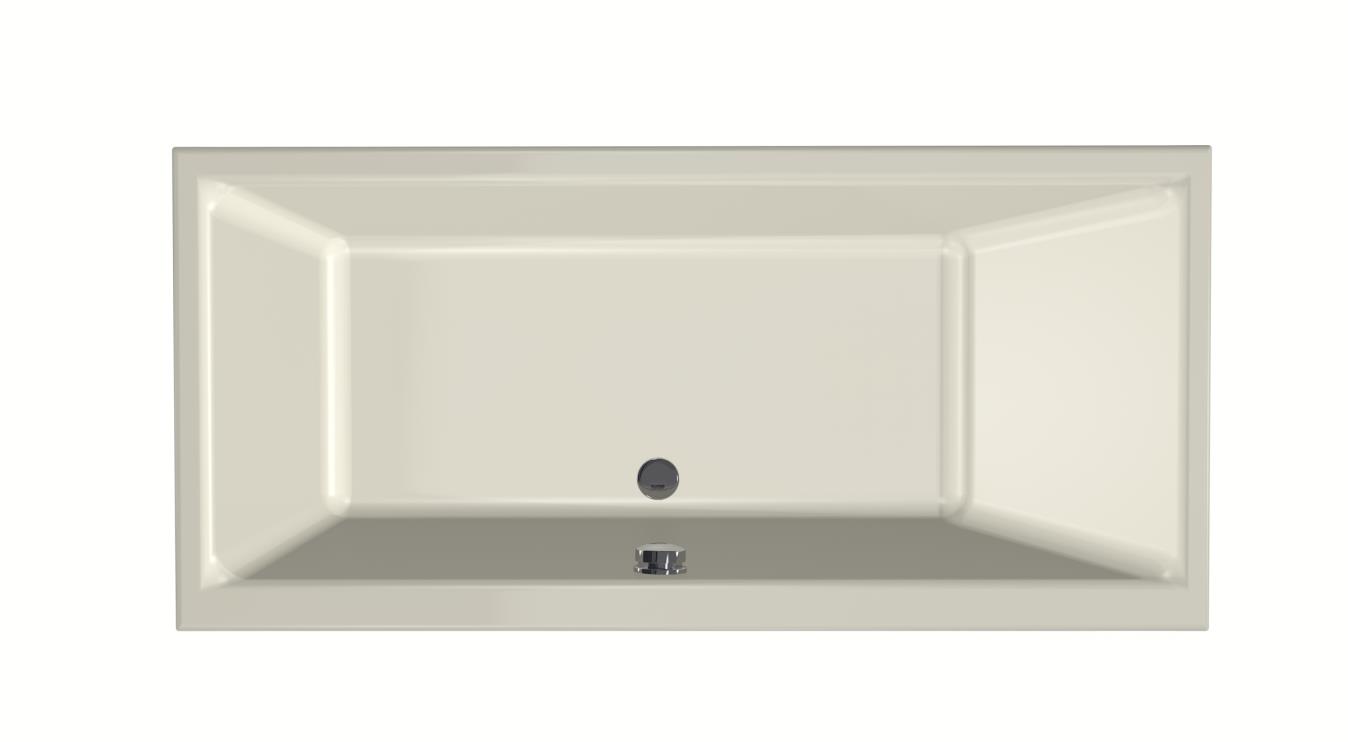 Xenz Kristal ligbad acryl 160x75x45cm pergamon