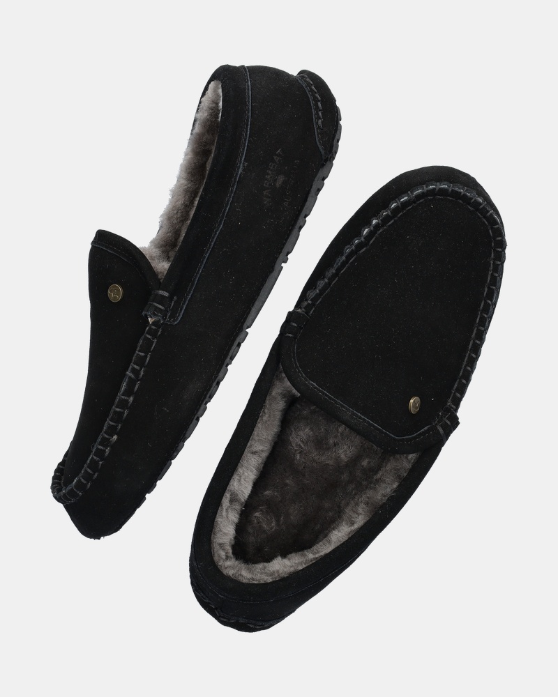 Warmbat Australia Earlwood Pantoffels  - zwart
