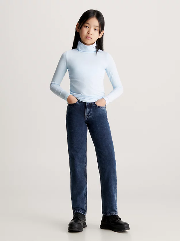 Blusa justa de gola alta