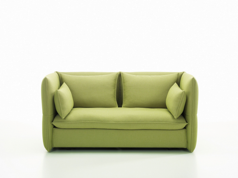 Vitra Mariposa 2-zits bank Iroko donkergrijs