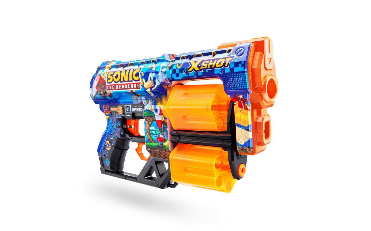 X-shot Skins Dread Sonic the Hedgehog met 12 darts