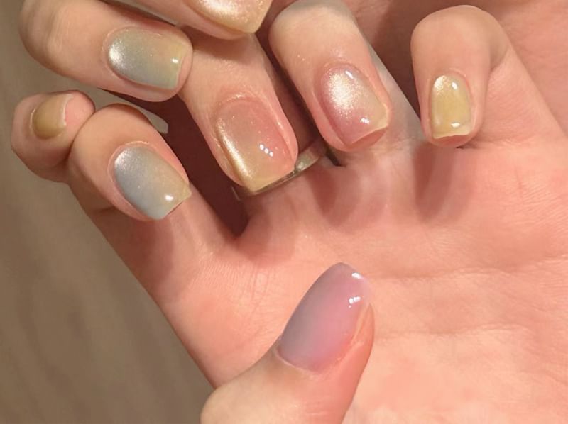 Klandail - Cat Eye Ombre Press On Nail