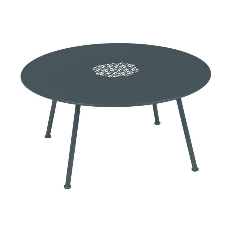Fermob Lorette salontafel Ø 80cm Storm Grey