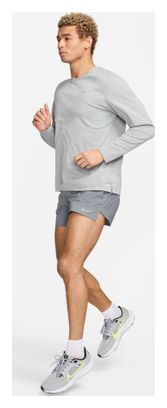 Maillot manches longues Nike Miler UV Gris Homme