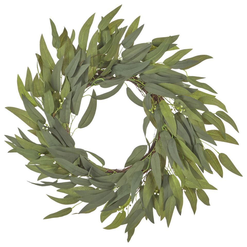 GAMRUN - Krans - Groen - 65 cm - Synthetisch