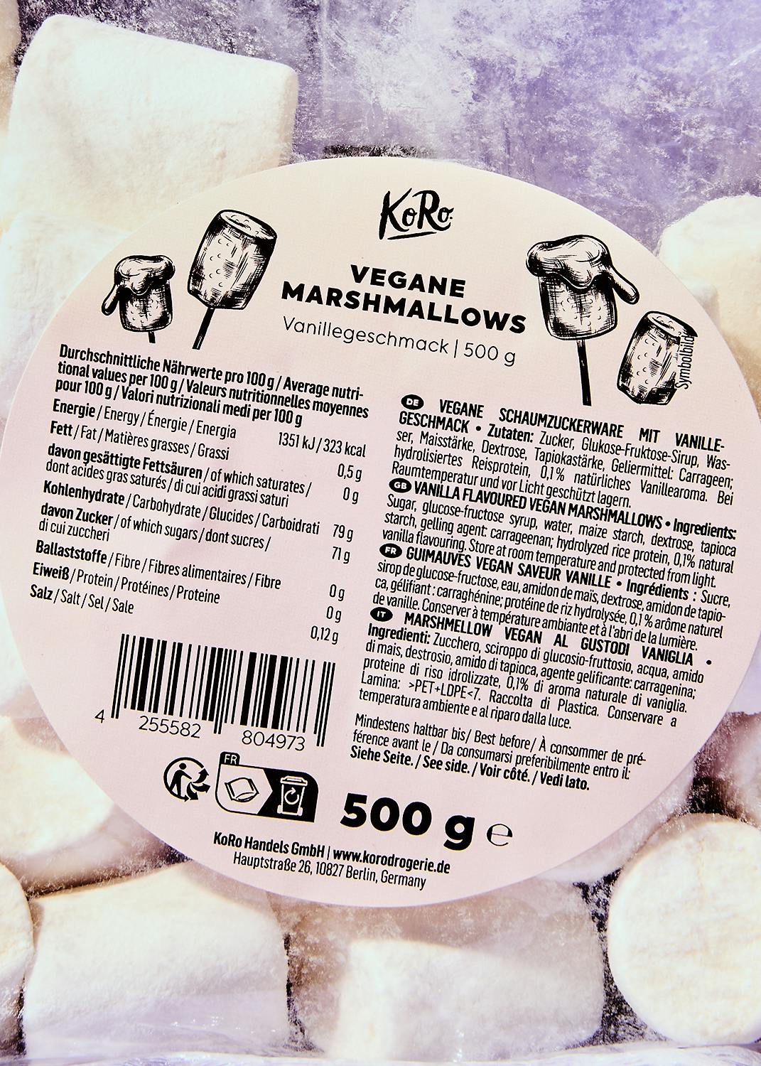 Vegane Marshmallows 500 g