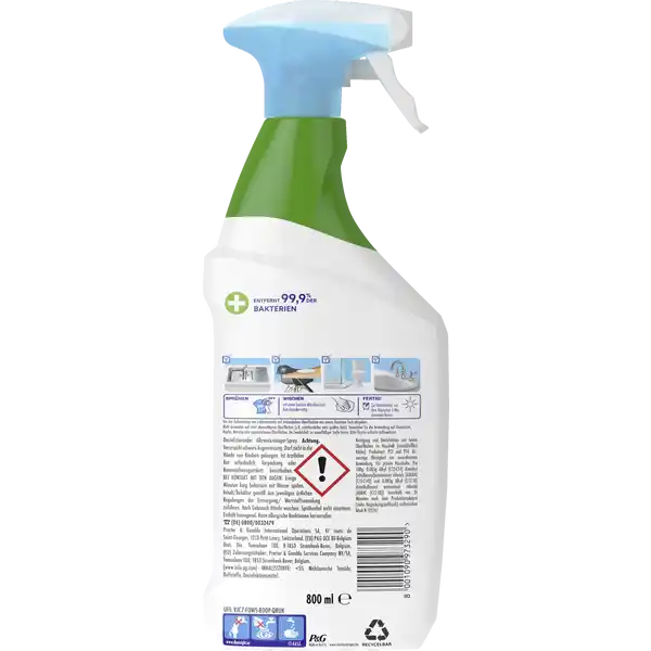 Sprühen-Wischen-Fertig Allzweckreiniger Antibakteriell Spray