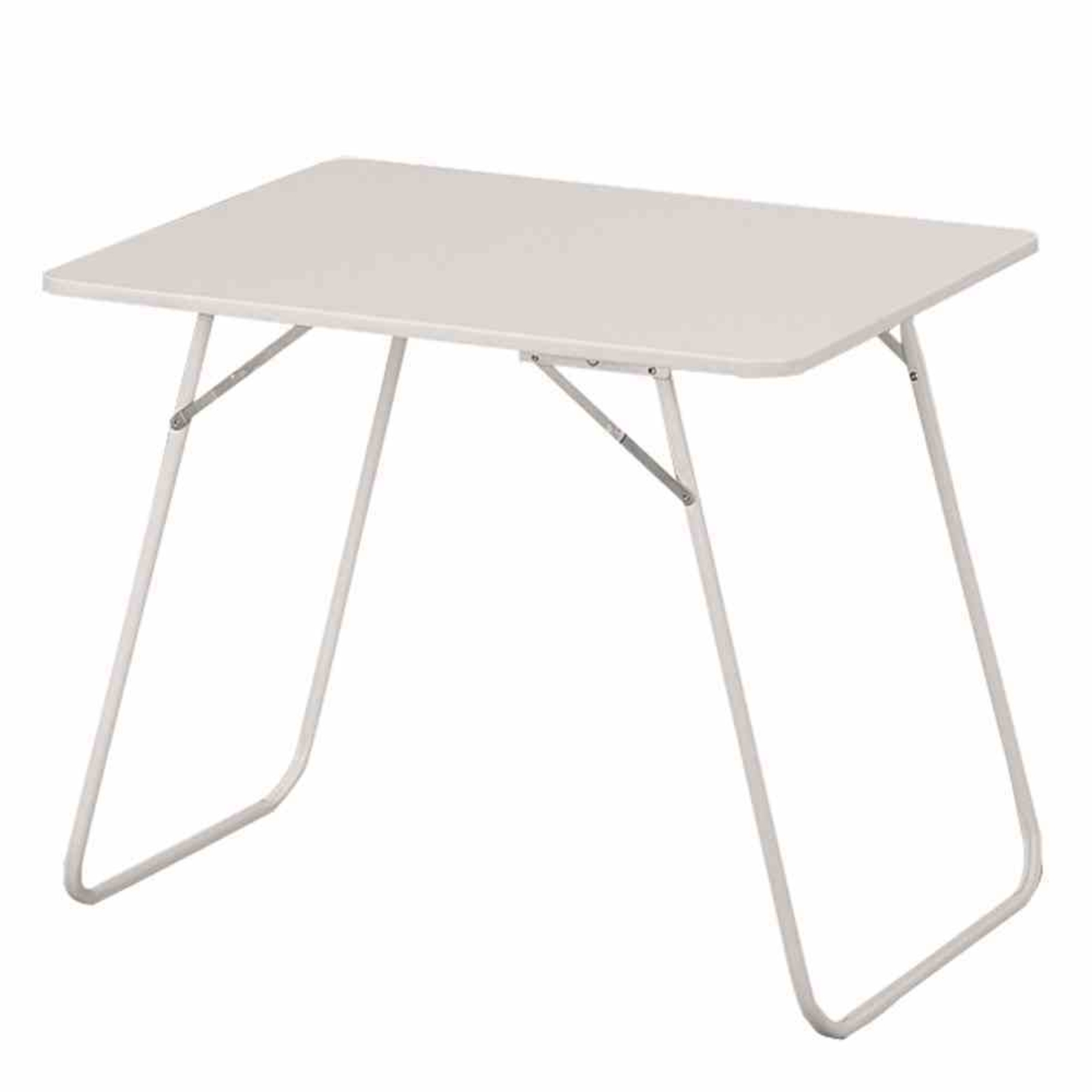 Campingtisch - weiß - 60x80 cm