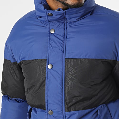 Doudoune Capuche Bleu Roi