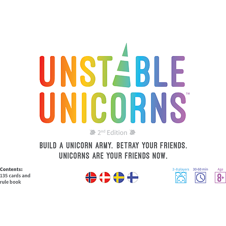 Unstable Unicorns Nordic kortspil