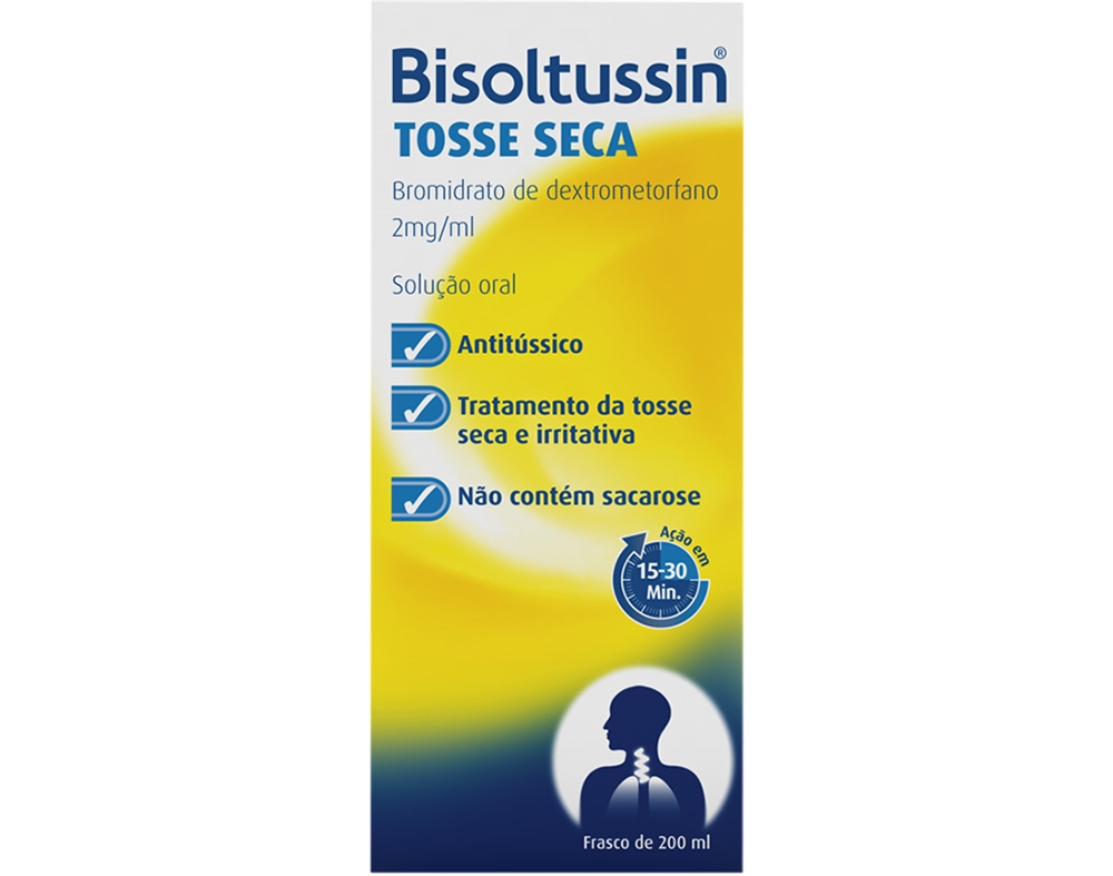 XAROPE BISOLTUSSIN TOSSE SECA 2MG/ML 200ML