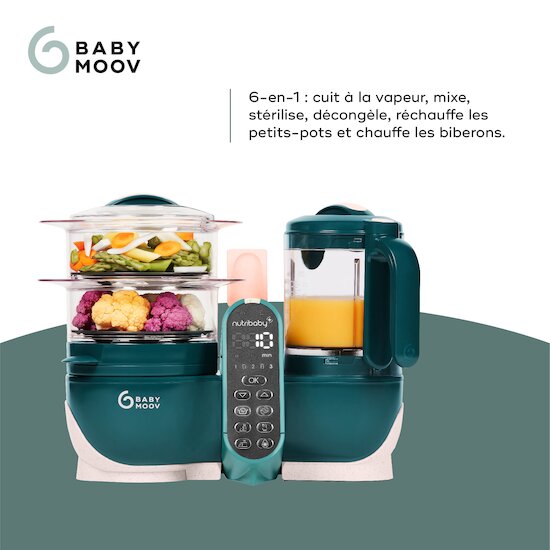 Nutribaby(+) Robot Multifonctions bébé 6 en 1   Opal Green        de               Babymoov