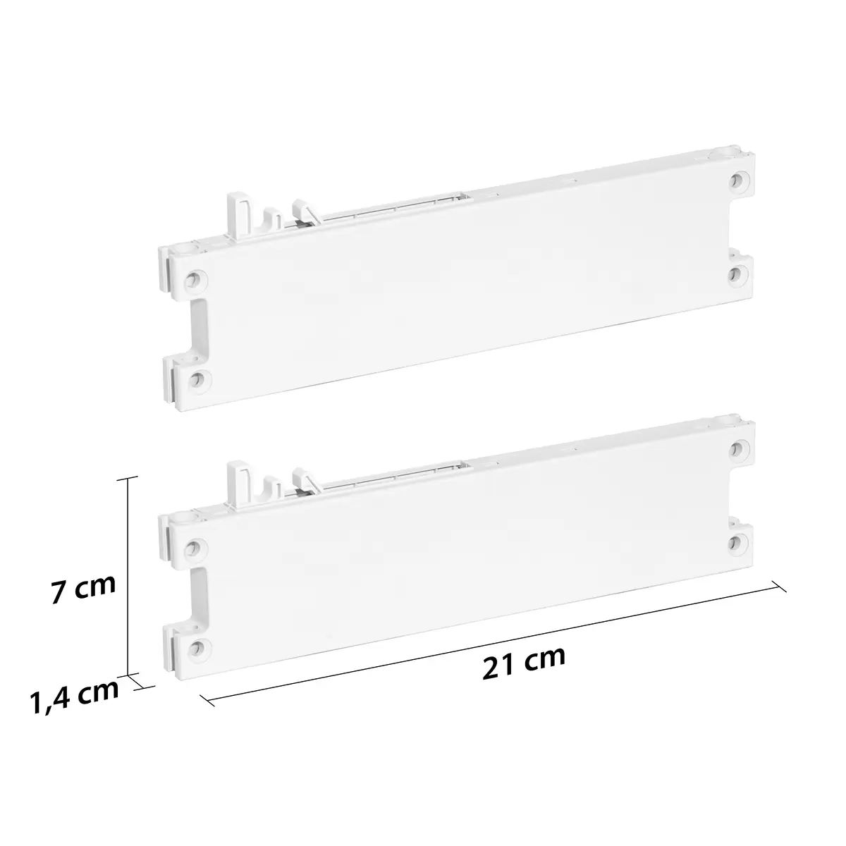 Schwebetürendämpfer-Set A0039.9TDD Grau