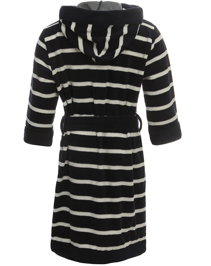 Bademantel STRIPES in marine