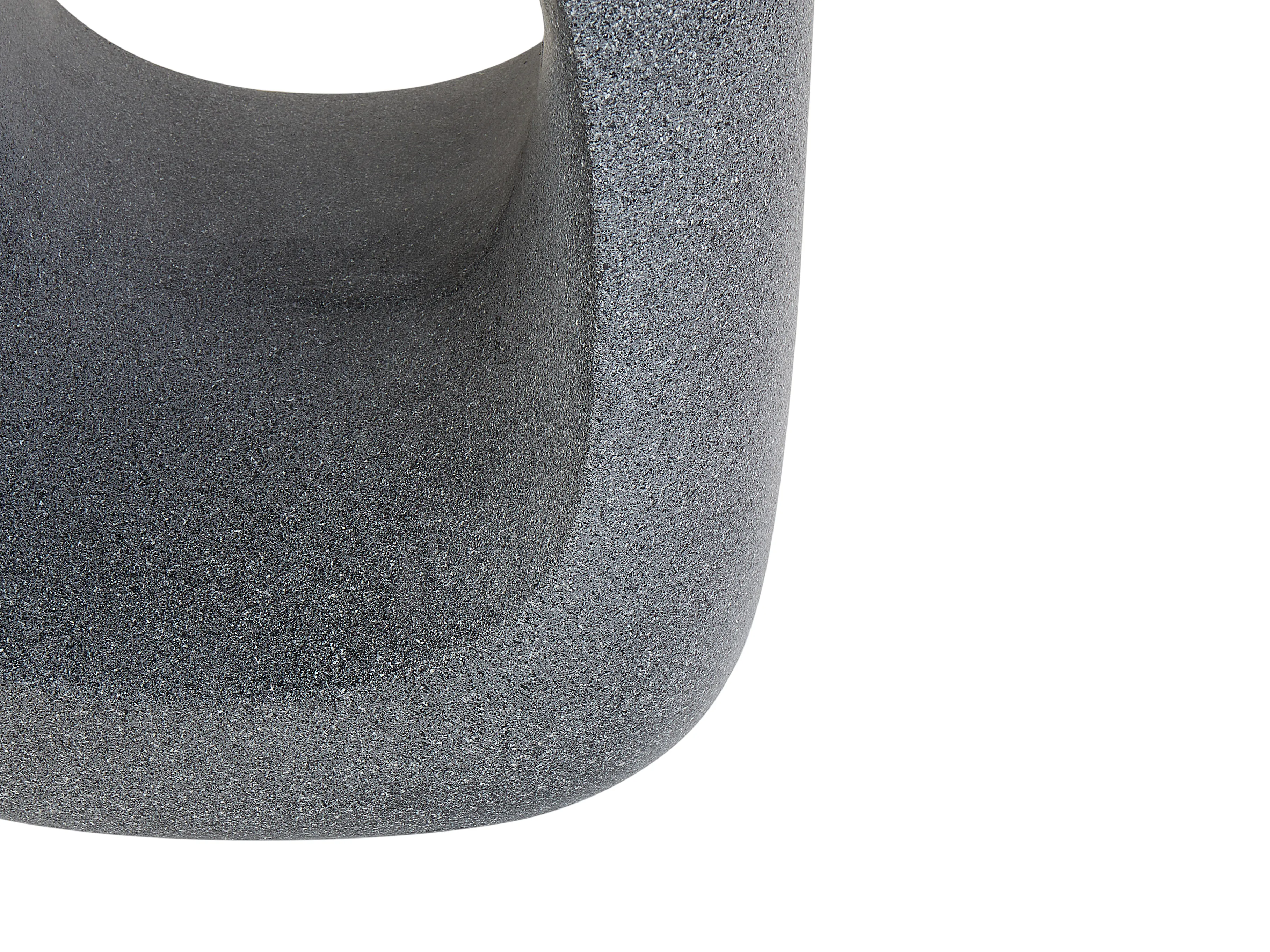 Bijzettafel PELMO 33 cm 33 cm Marmereffect Grijs