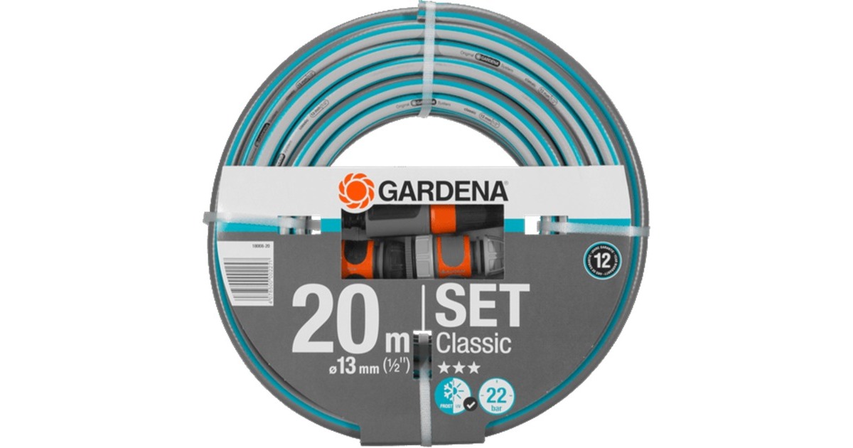 GARDENABesproeiingspomp 4100 Silent set  (Donkergrijs/turquoise,  550 Watt)