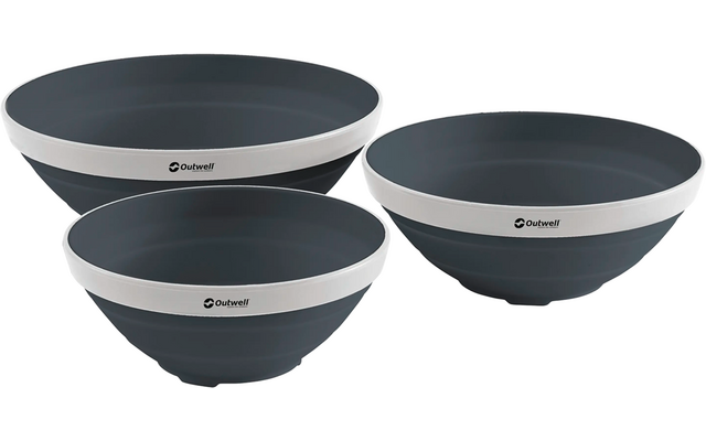 Outwell Collaps Bowl faltbare Schüsseln 3er-Set