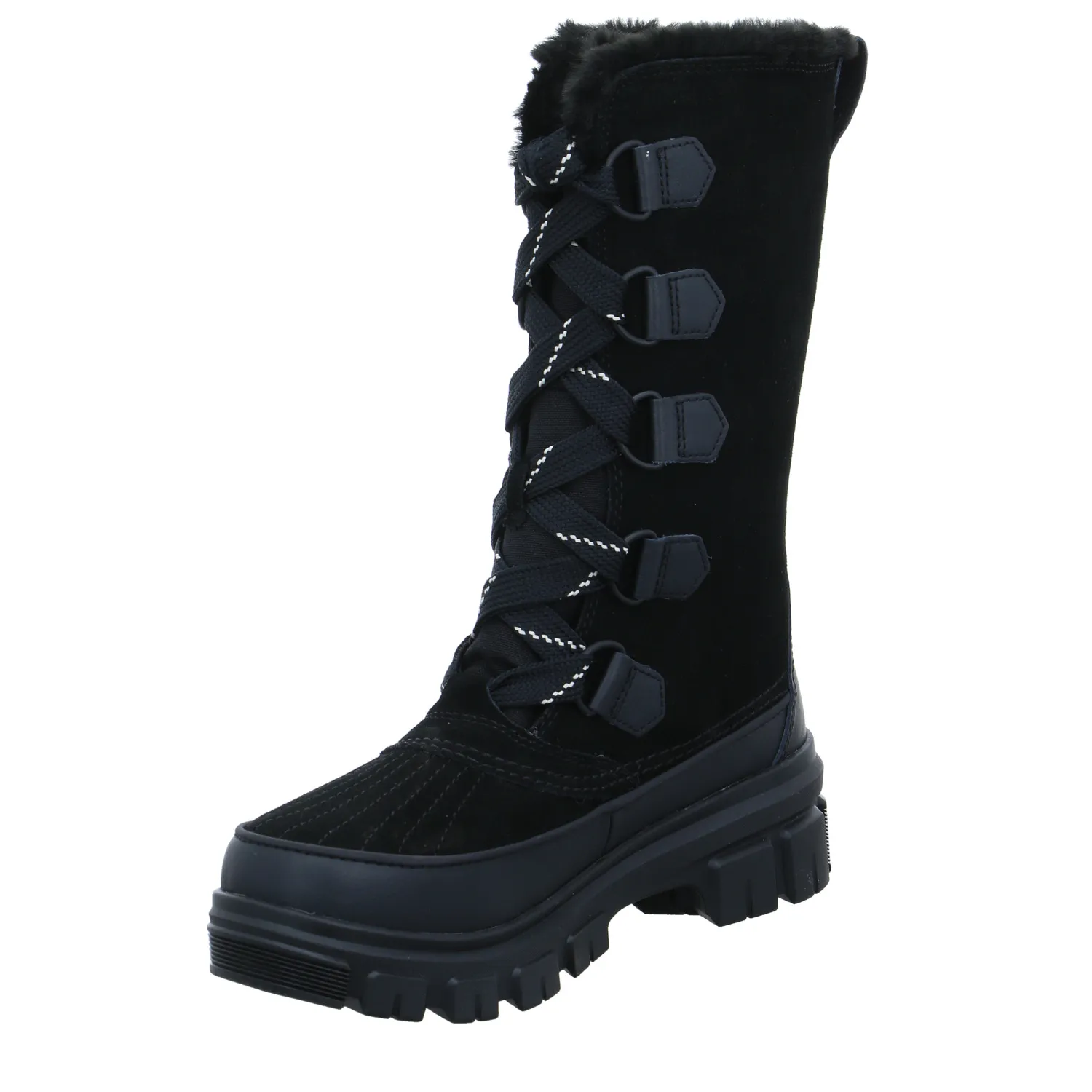 SOREL Snowboot Schwarz Leder  Wasserdicht