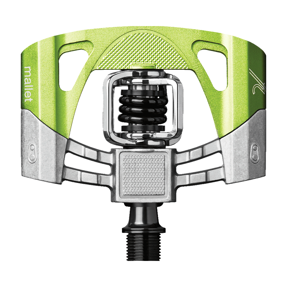 Crankbrothers Mallet 2 Downhill Pedalen Zwart/Groen