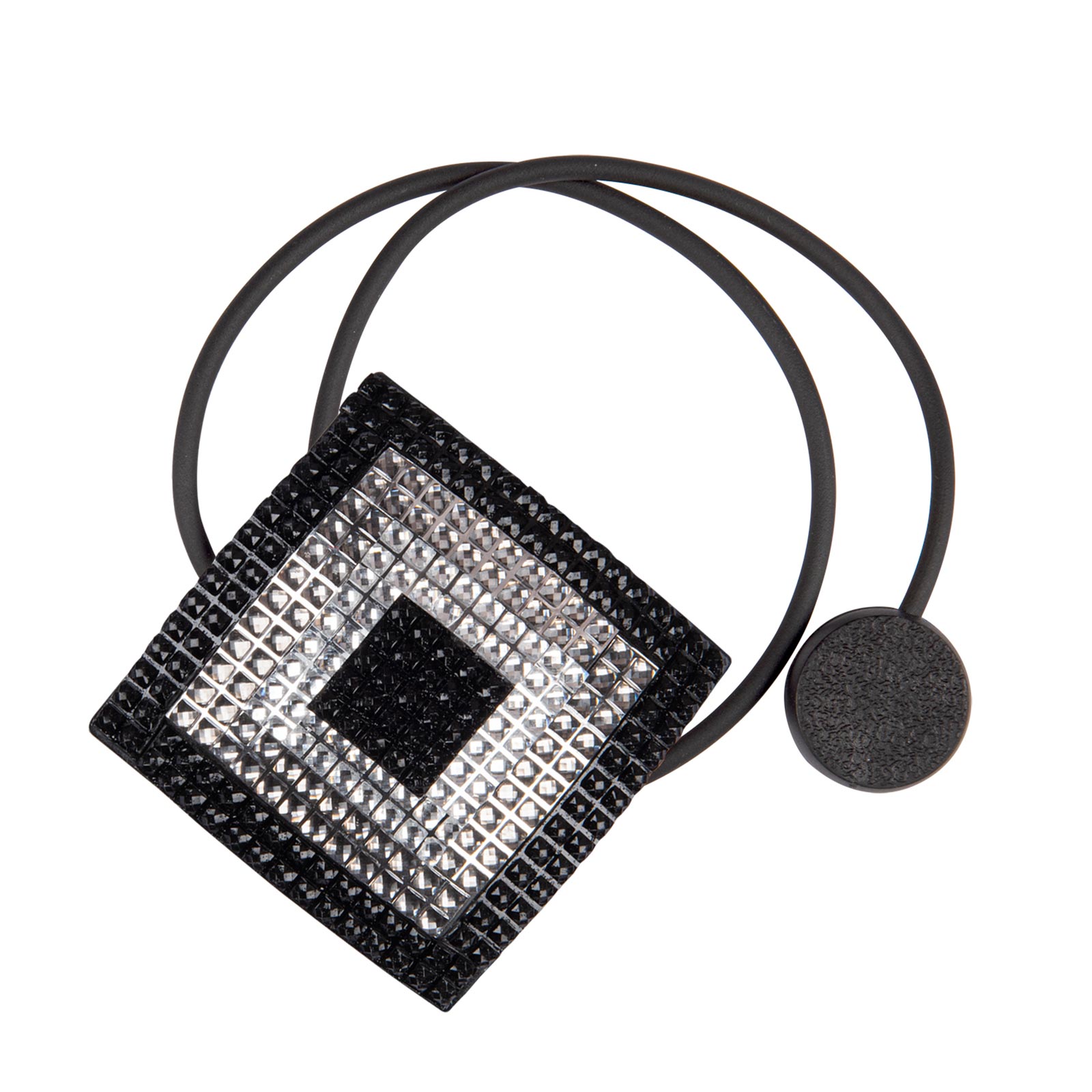 Raffhalter - schwarz-silber - magnetisch