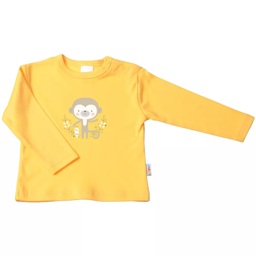 Liliput Langarmshirt Affe gelb