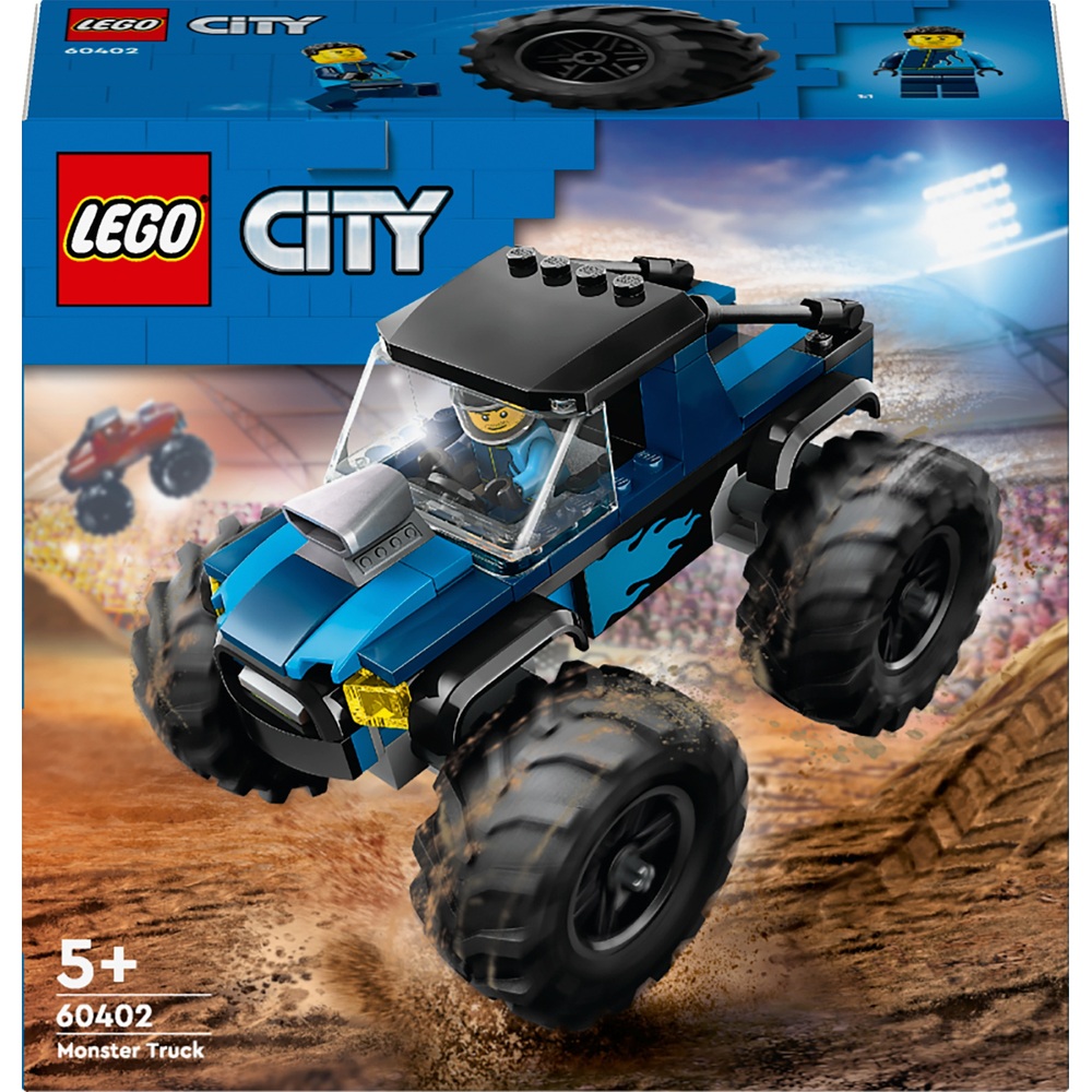 LEGO City 60402 Blauer Monstertruck Spielzeugfahrzeug-Spielset