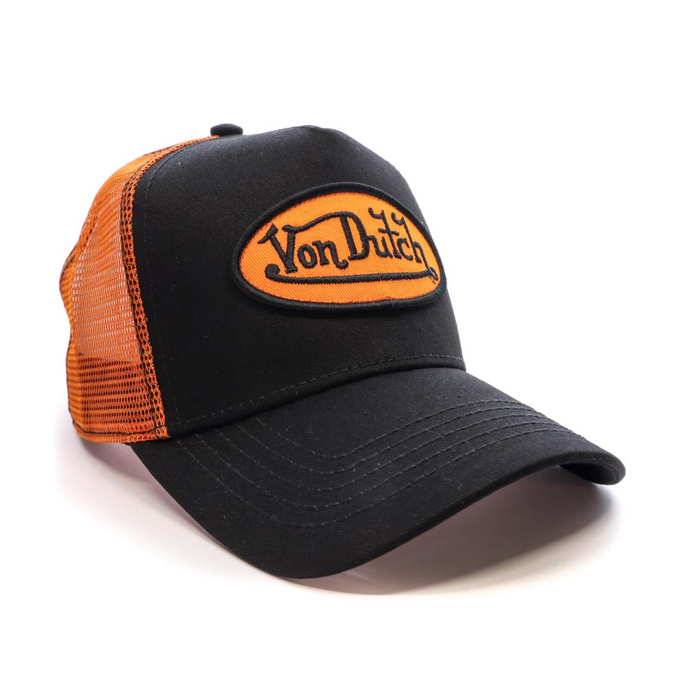 Von Dutch Casquette Noire/Orange Homme Von Dutch 925771