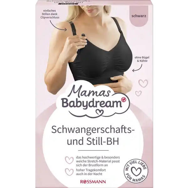 Schwangerschafts- & Still-BH schwarz Gr. XL