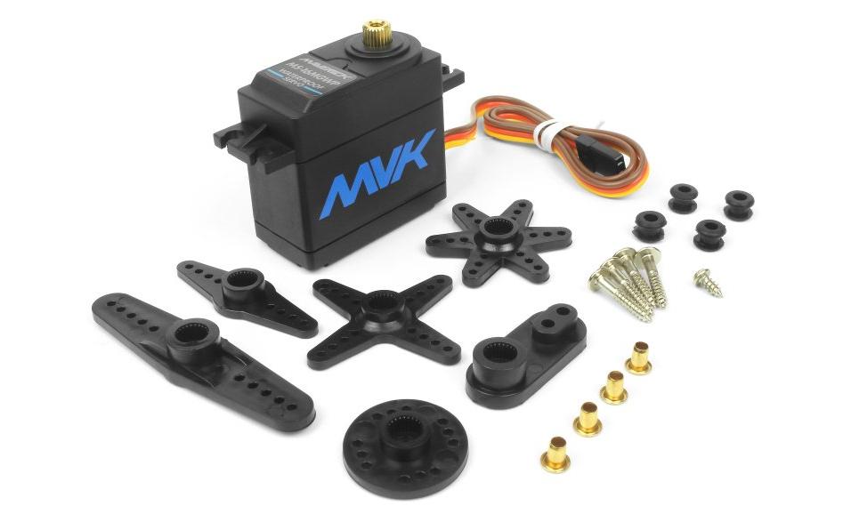 Standard Servo MS-16MGWP 20 kg, 0.11 s, Wasser-ResistentWasser-Resistentes Standard Servo mit Metallgetriebe