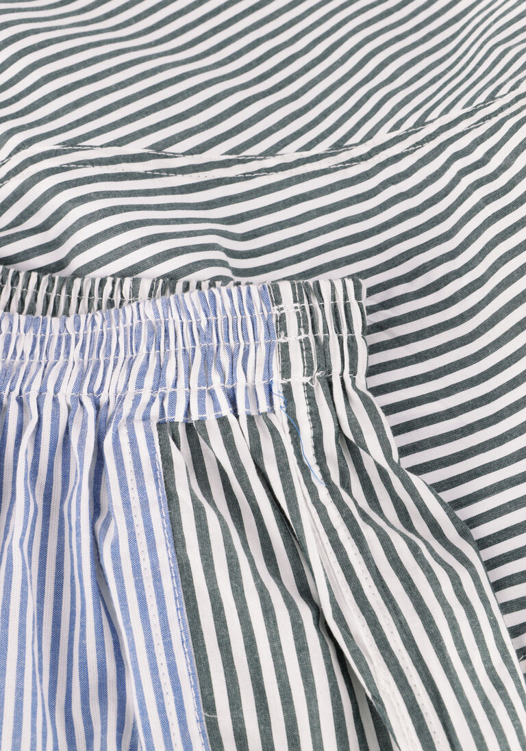 blauwe antik batik korte broek martin short