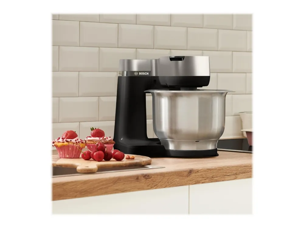 Bosch MUM Serie 2 MUMS2VM00 - Køkkenmaskine - 900 W - sort/ sølv