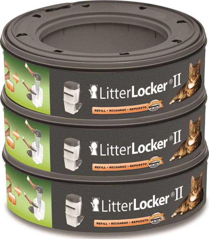 LitterLocker Kattenbakfilter Navulling - 3 St.