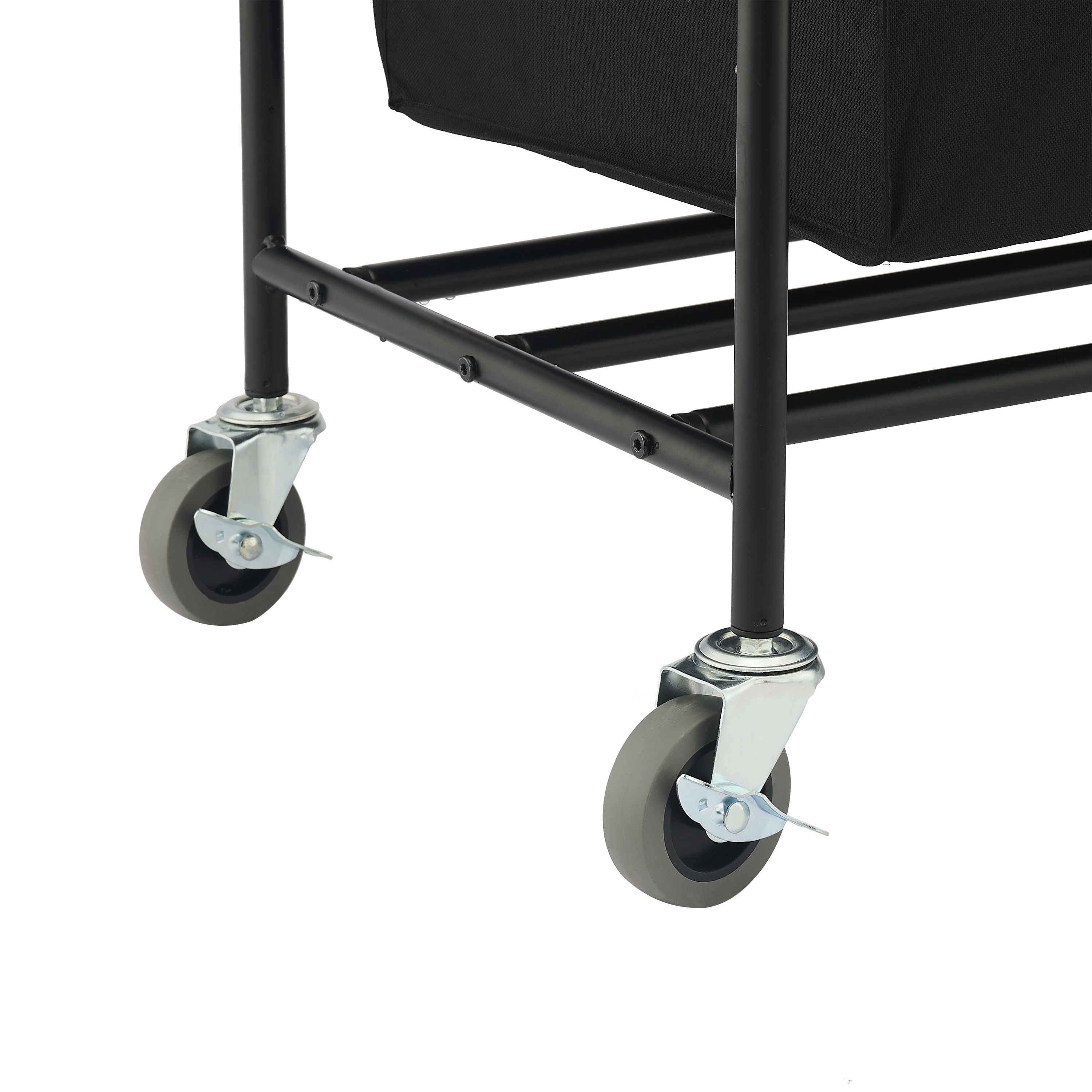 Wäschesammler 3 Fächer 138L schwarz