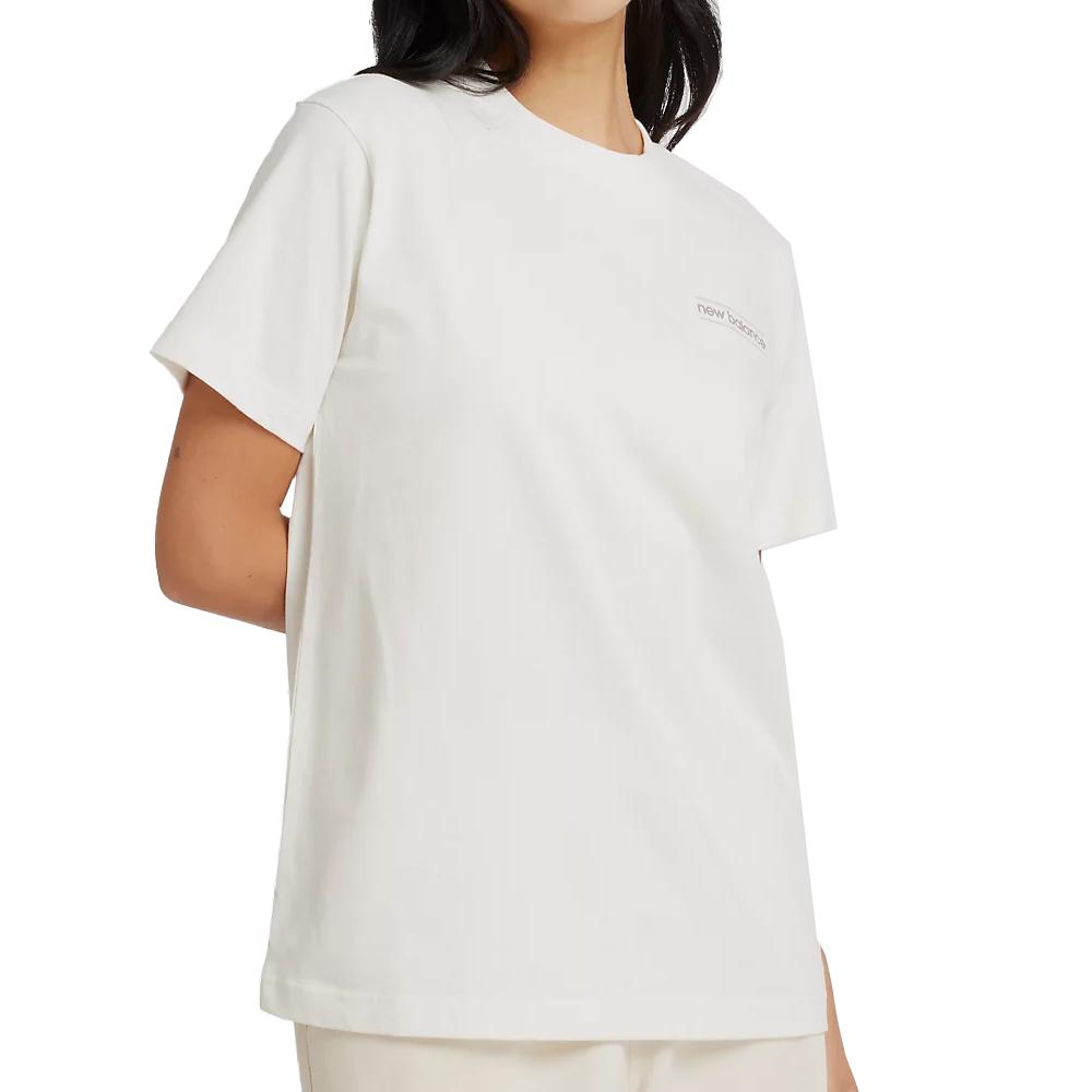 New Balance T-shirt Blanc Femme New Balance Athletics
