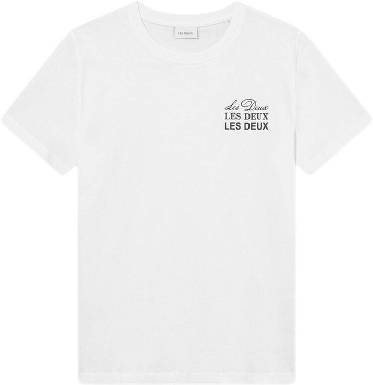 Les Deux Triple T-Shirt White/black