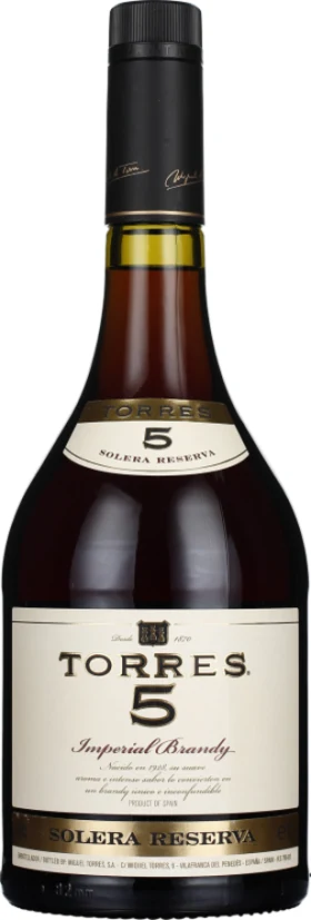 TORRES BRANDY 5 SOLERA IMPERIAL 1LTR