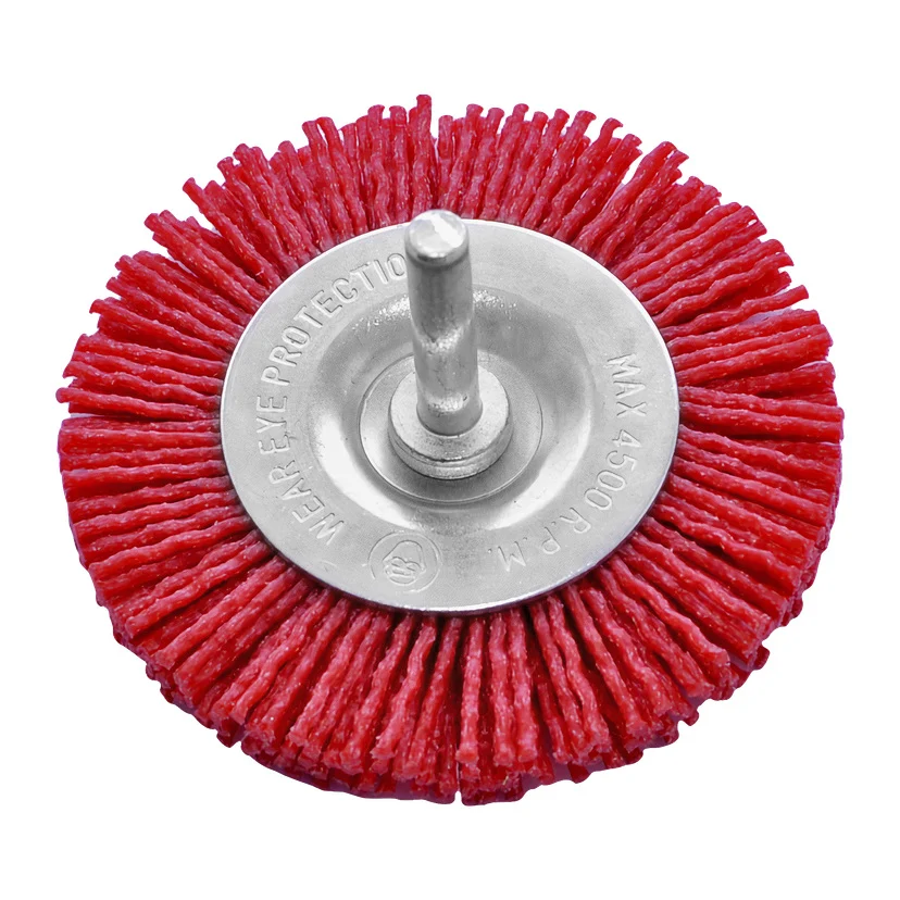 Nylonbørste med slipekorn Ø75 mm