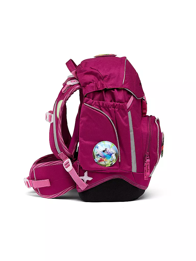 ERGOBAG Schultaschen Set 5tlg PACK Eco Hero - WaldzauBär  beere