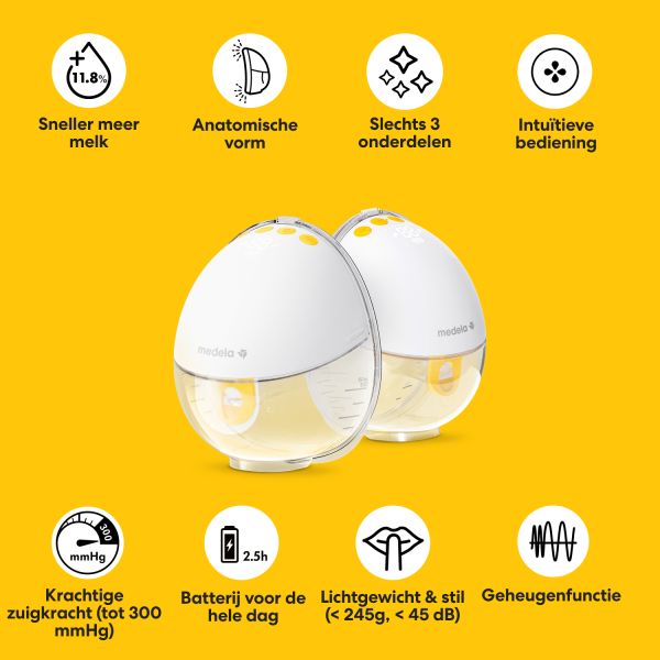 Medela Borstkolf - Motion InBra™ - Dubbelzijdig Elektrisch