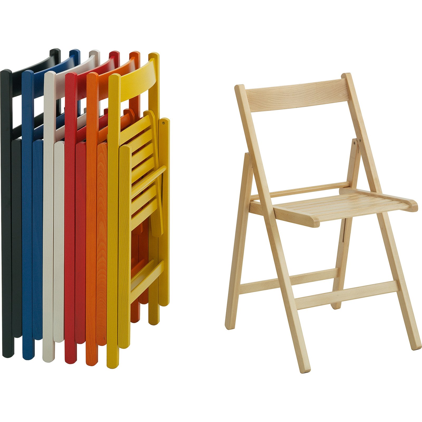 Klappstuhl Colori Buche massiv