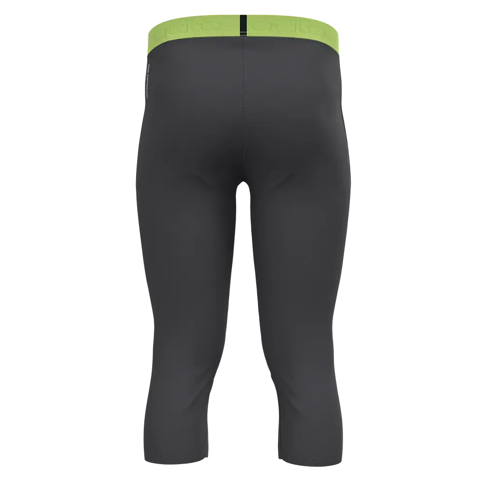 Odlo Revelstoke PW 150 BL Driekwart Thermo Onderbroek Grijs/Groen Heren