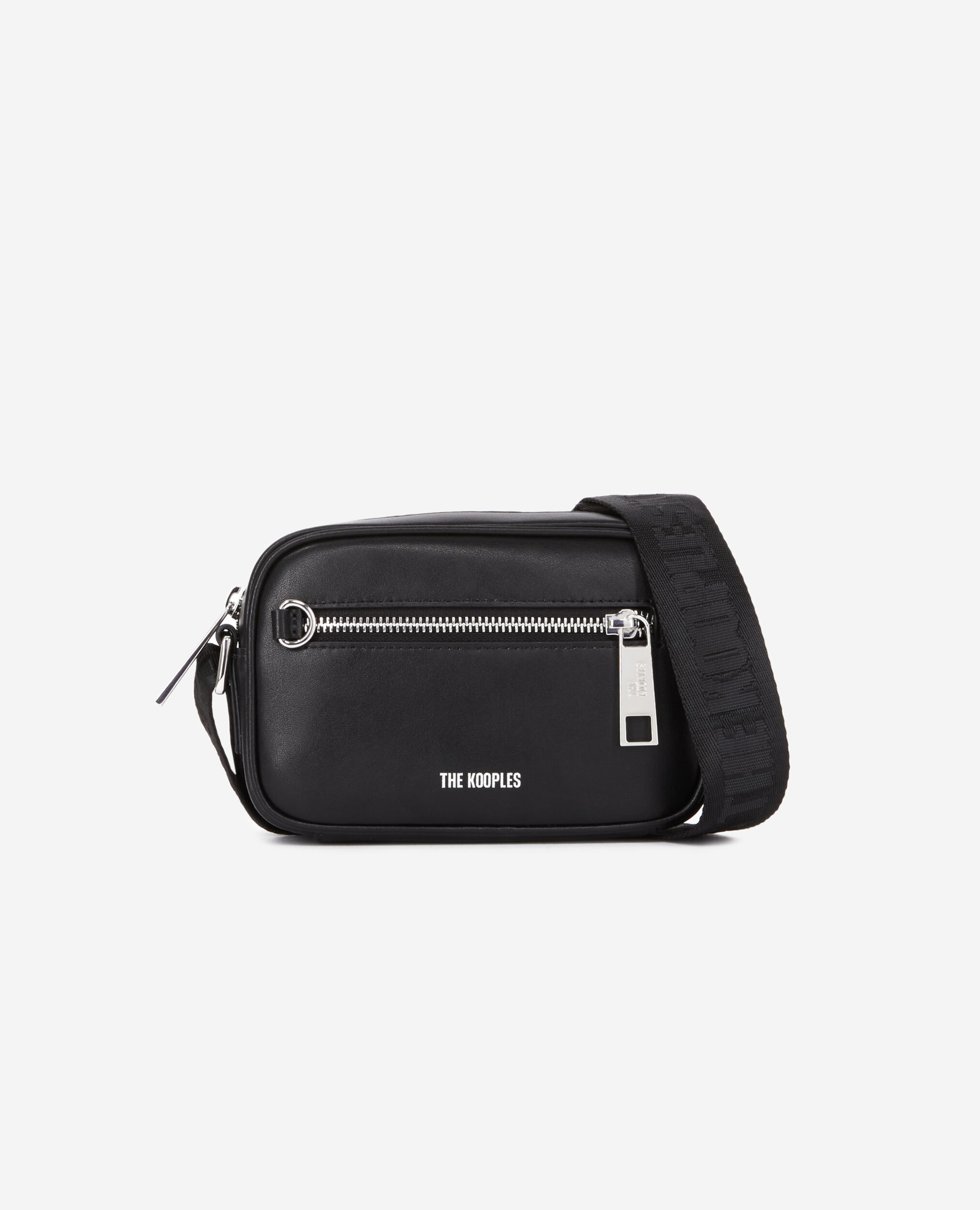 Sac messenger small en cuir noir
