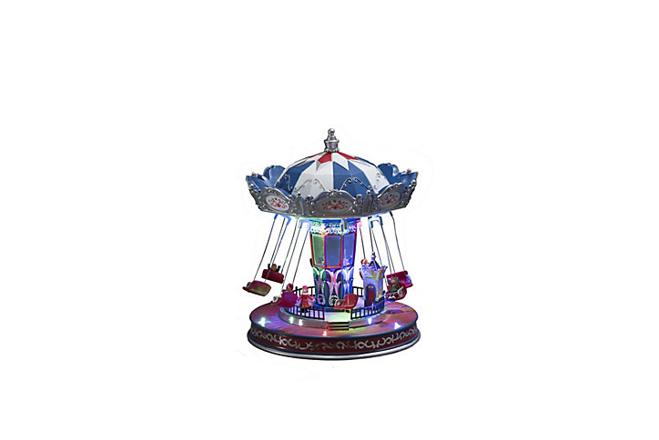 Scène à LED carrousel multicolore cable transparent