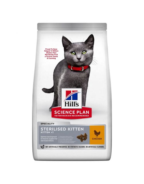 Hill's Sterilised Kitten Kip - Kattenvoer