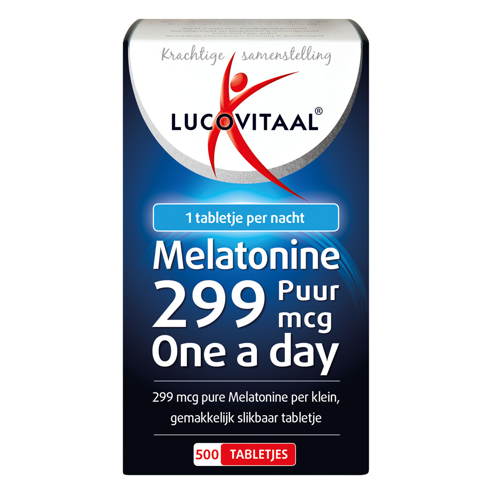Lucovitaal Melatonine Puur 0.299mg500 tabletten
